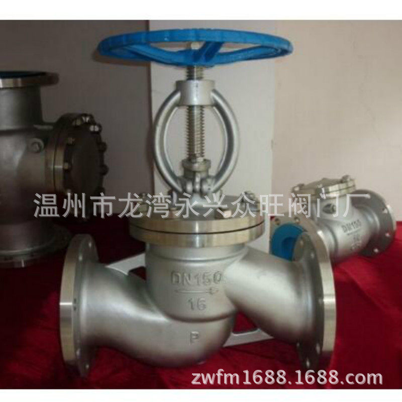 不锈钢截止阀/316/304高温/蒸汽/手动法兰截止阀/J41W-16P/DN20