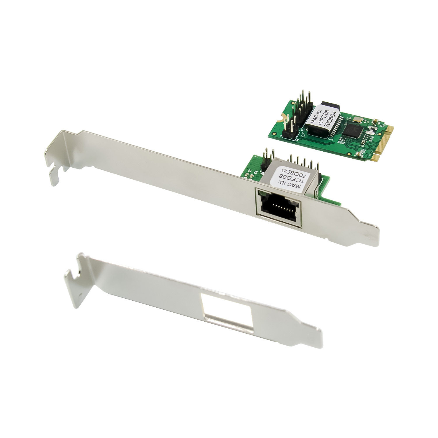 M.2 1G千兆以太电口网卡 迷你PCIe 1000M RJ45 LAN卡