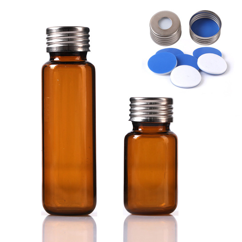 10ml/20ml精密螺纹顶空瓶气相螺口顶空样品瓶 PTFE硅胶复合垫铁盖