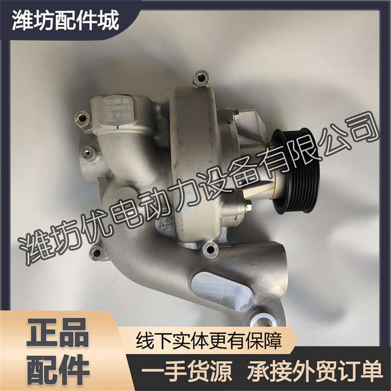 潍柴动力WP10H柴油发动机WP9H原厂配件1003374135水泵总成正品