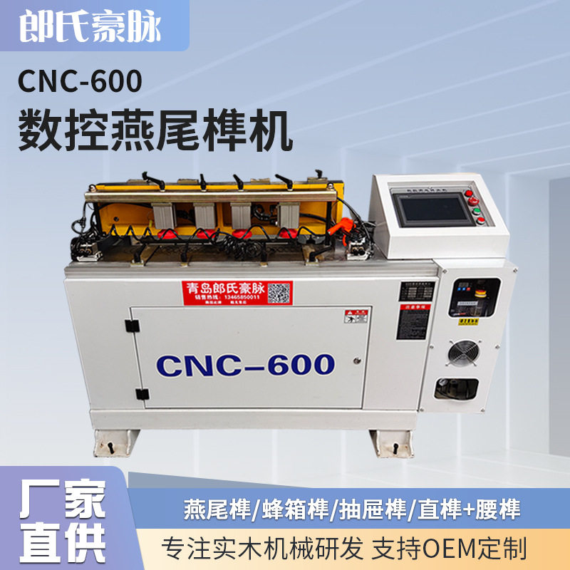 全自动木工数控榫槽机CNC-600蜜蜂箱抽屉公母榫头机出榫机榫卯机
