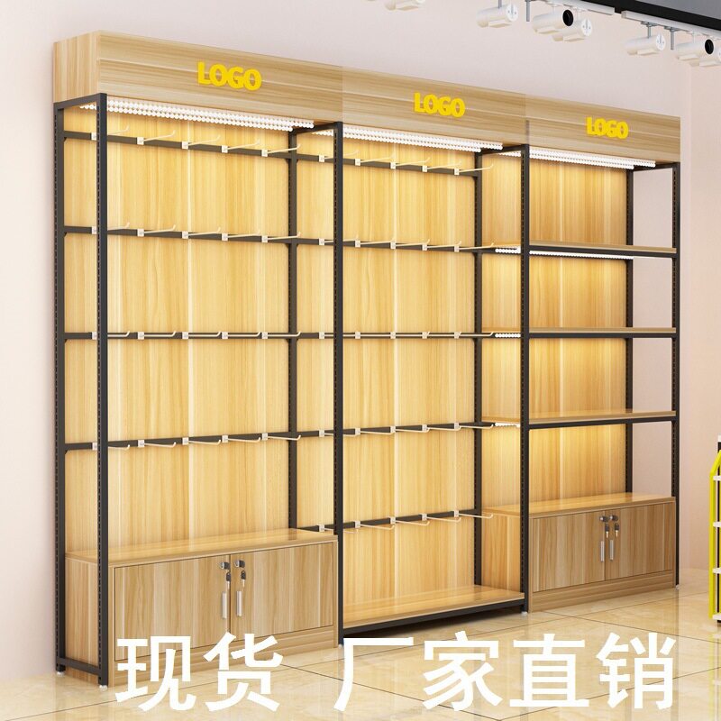 货架展示架直播间样品展示柜超市母婴店文具店化妆品酒实体店货柜