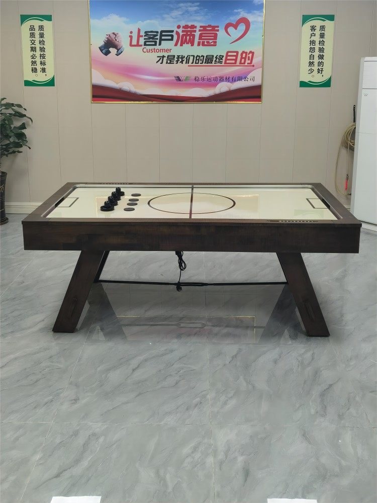桌上冰球空气曲棍球桌气悬球台冰球机实木油漆防刮球场豪华型