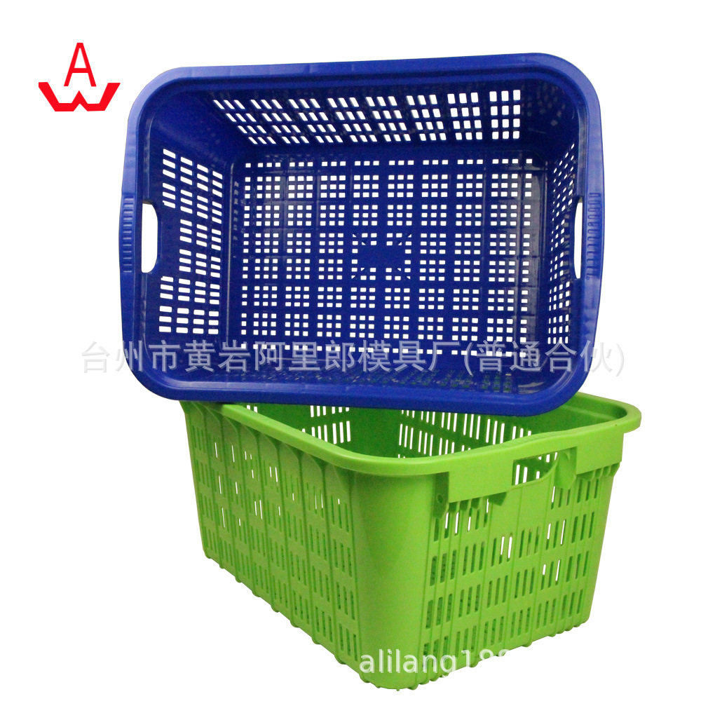 PP塑料框模具带盖不带盖水果周转箱车载运输箱仓库储存箱注塑模具