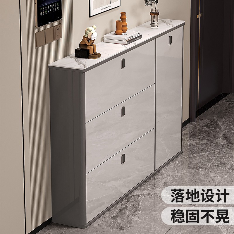 岩板翻斗玄关鞋柜过道门口收纳