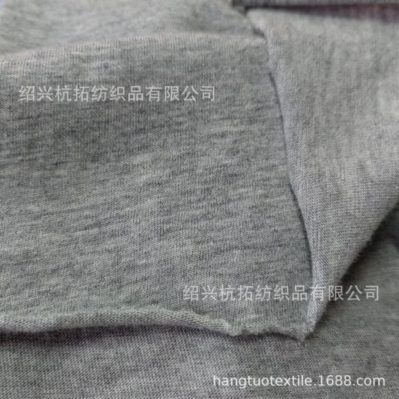 针织140g棉粘胶CR麻灰汗布全棉CVC TC TR TCR全涤麻灰汗布