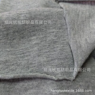 针织140g棉粘胶CR麻灰汗布全棉CVC TC TR TCR全涤麻灰汗布
