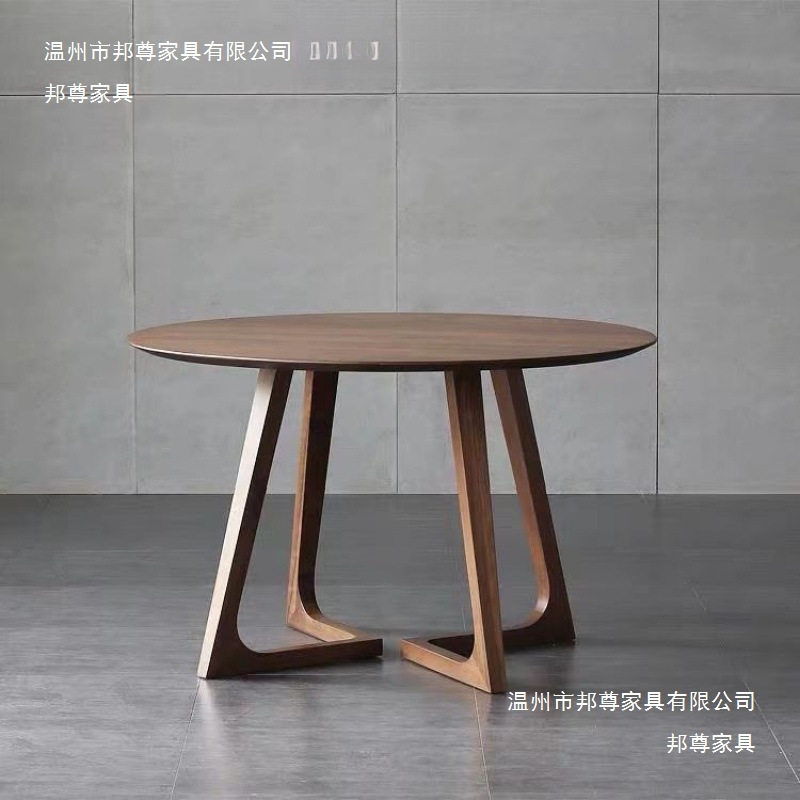 北欧圆桌餐桌简约现代阳台餐桌椅组合家用洽谈小户型桌子客厅圆形