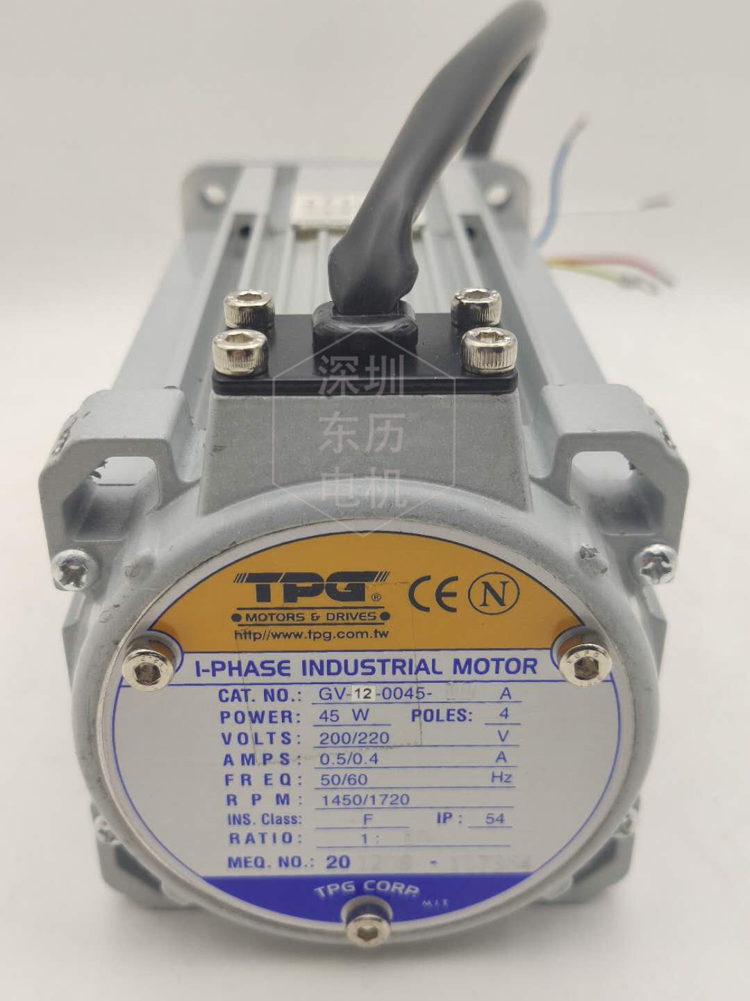 马达TPG MOTOR GV12-0045-10A 45W CORP DRIVES台湾阪神减速电机