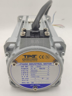 马达TPG MOTOR GV12-0045-10A 45W CORP DRIVES台湾阪神减速电机