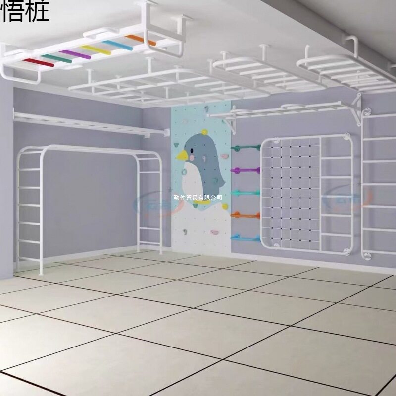 健身器材室内家用单杠引体向上肋木攀爬组合儿童云梯