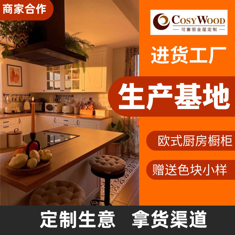 可塞丽欧式橱柜门板定制
