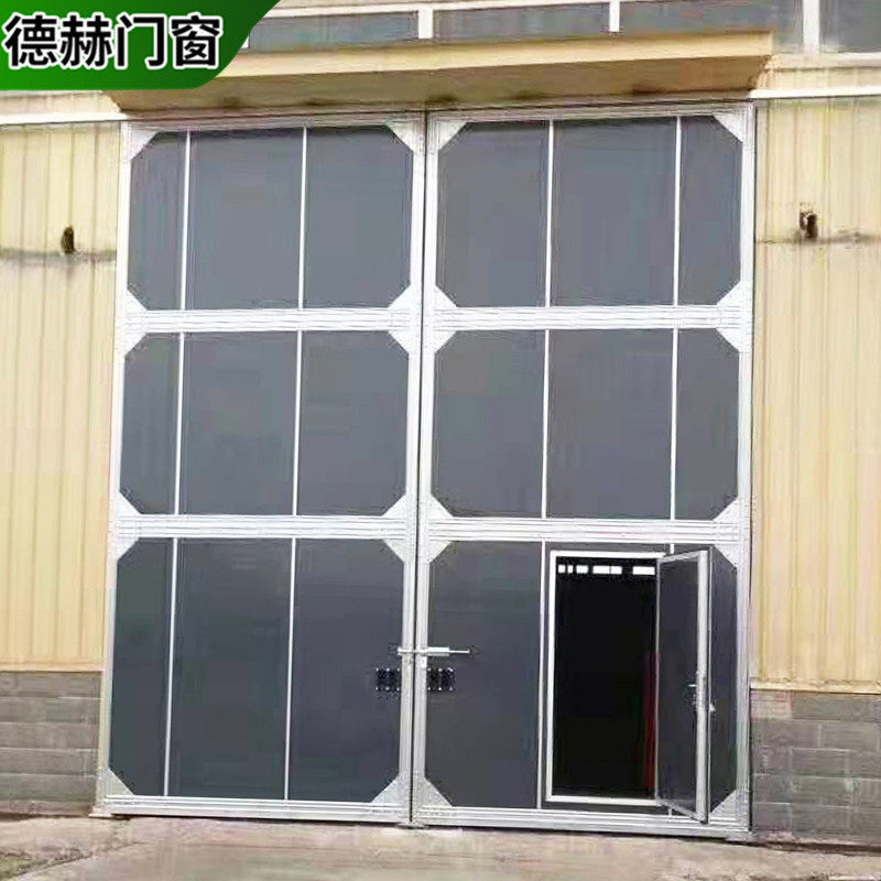 济南厂家直销平开门保温平移钢木电动工业门防盗门双开门不锈钢门