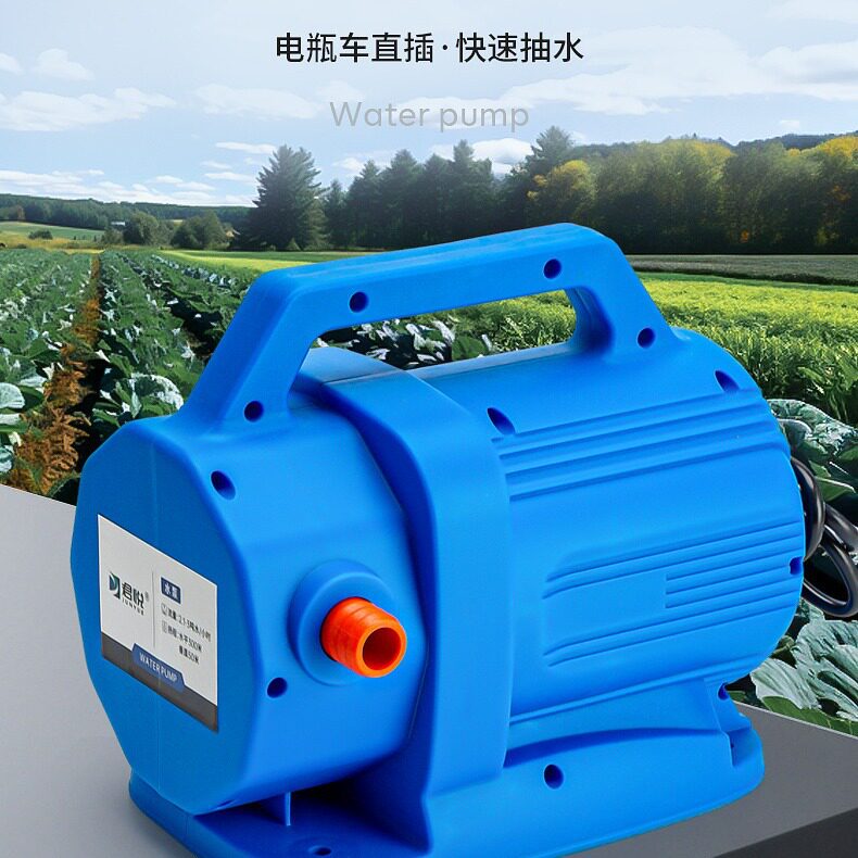 订置48V电动车自吸农用灌溉抽水泵高扬程增压隔膜泵大流量洗车泵