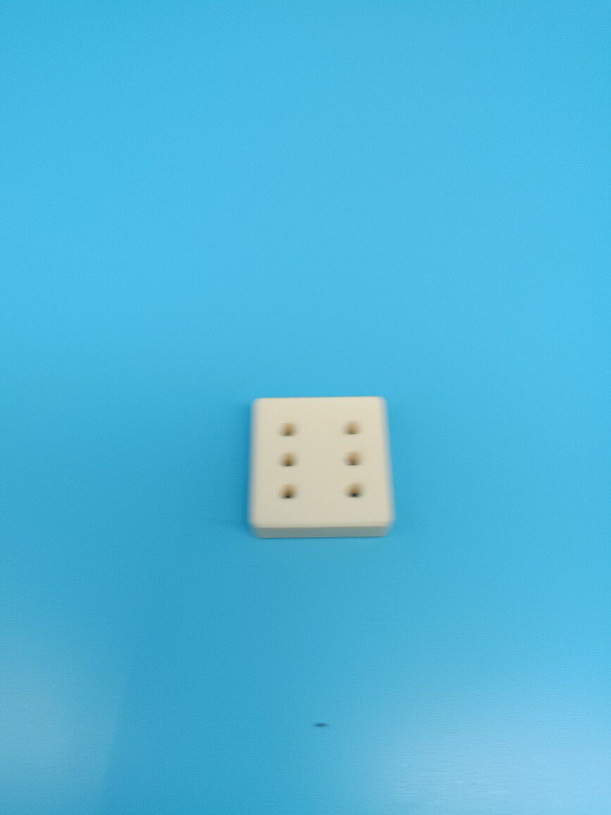 0000138483新柯隆陶瓷板25*25*7mm螺纹陶瓷板m3螺纹绝缘碍子