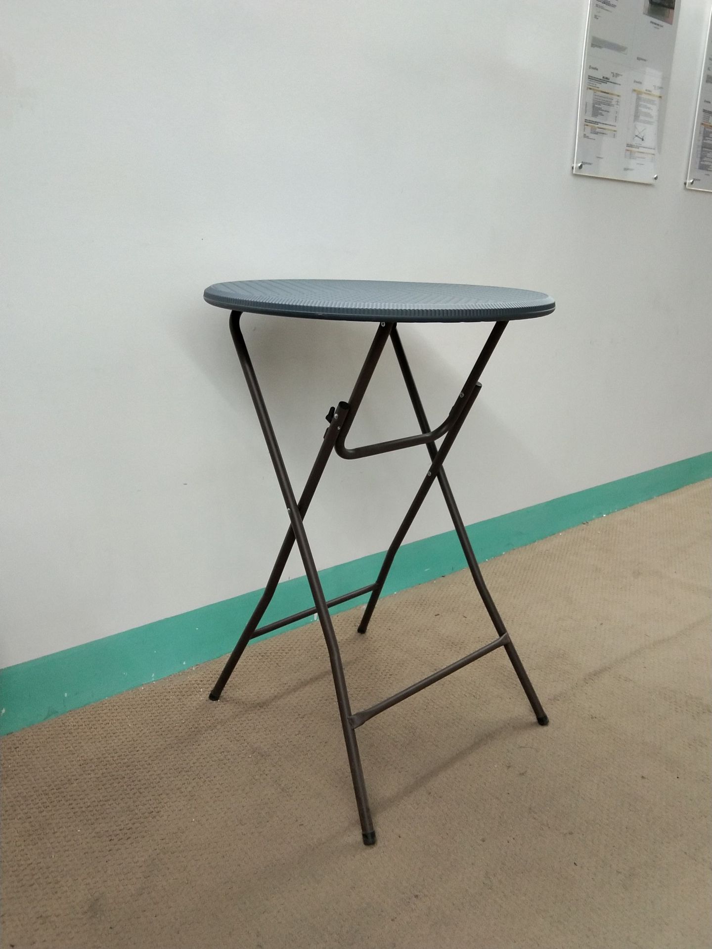高脚圆桌 高脚折叠桌 R80*H110cm HDPE吧桌 32英尺直径小圆桌