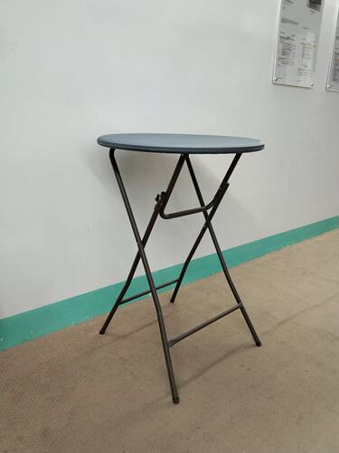 高脚圆桌 高脚折叠桌 R80*H110cm HDPE吧桌 32英尺直径小圆桌