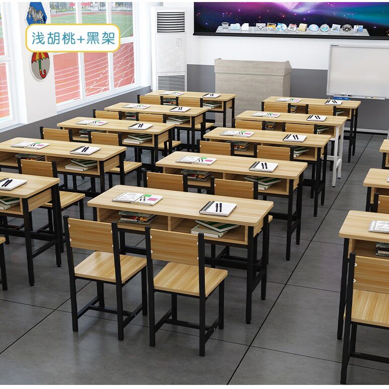 学生课桌椅培训班补习班托管班学习桌教育机构辅导班家用简易书桌