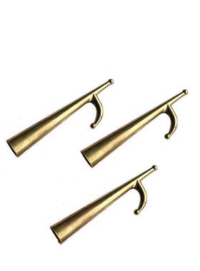 IMPA 330285 救生艇钩全铜不带杆船用救生艇船镐游艇托钩抓钩船钩