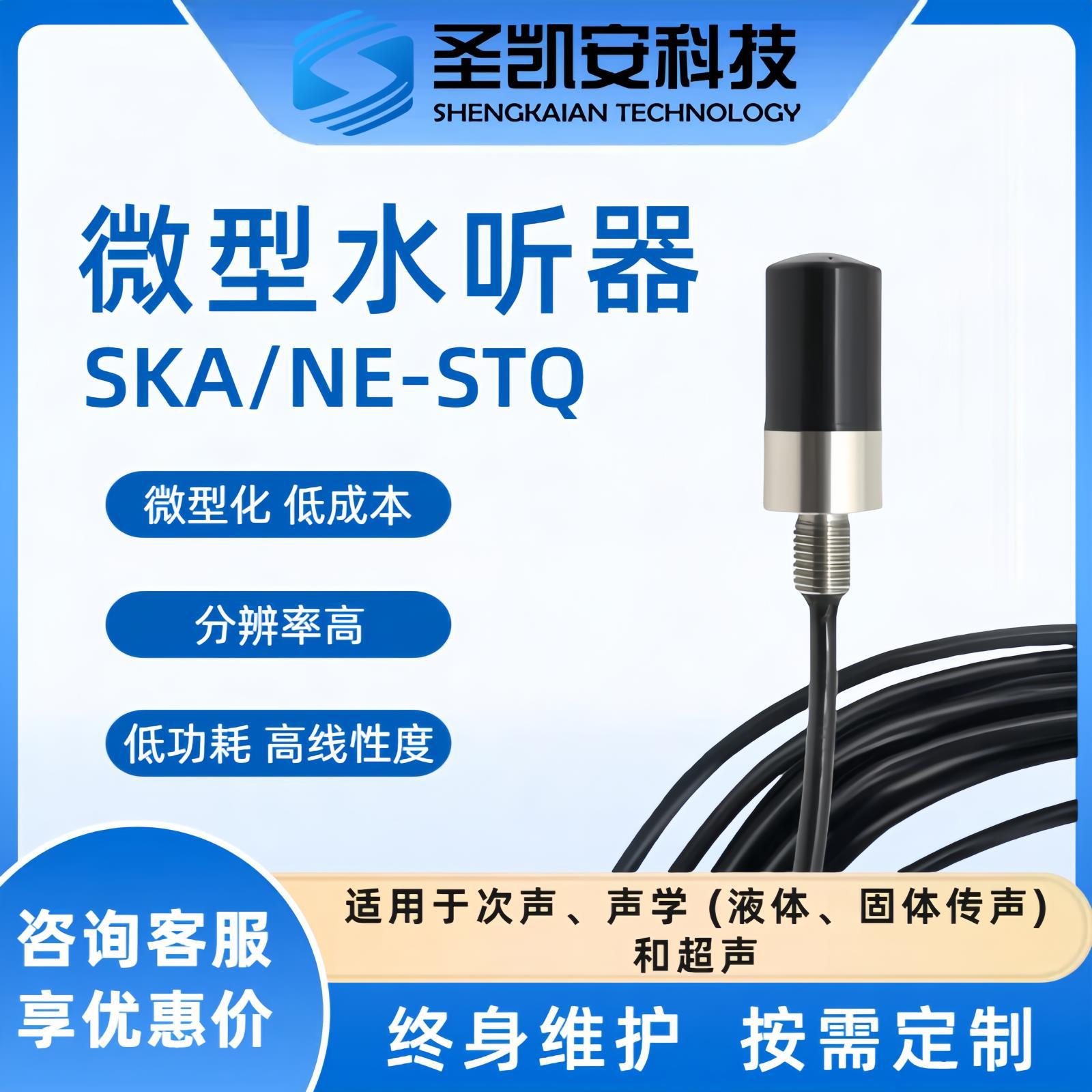 科研专用微型水听器空化泡动力学水下动态压力测试探头