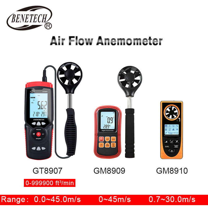 标智GT8907/GM8909/GM8910多动能风速风向仪手持风速计Anemometer