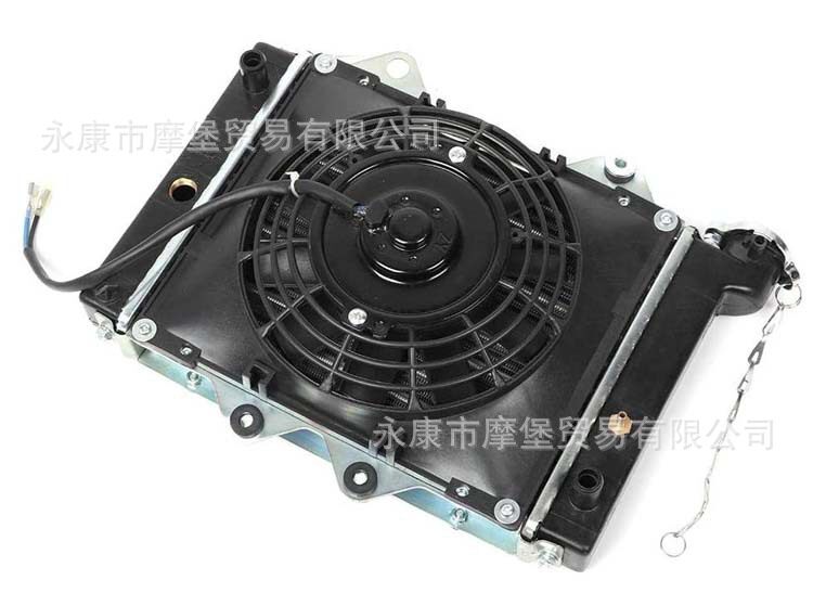 散热器水冷风扇铝合金适合200CC 250CC 300CC 400CC四轮越野车