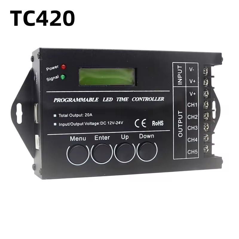 TC420五路输出可编辑定时开关