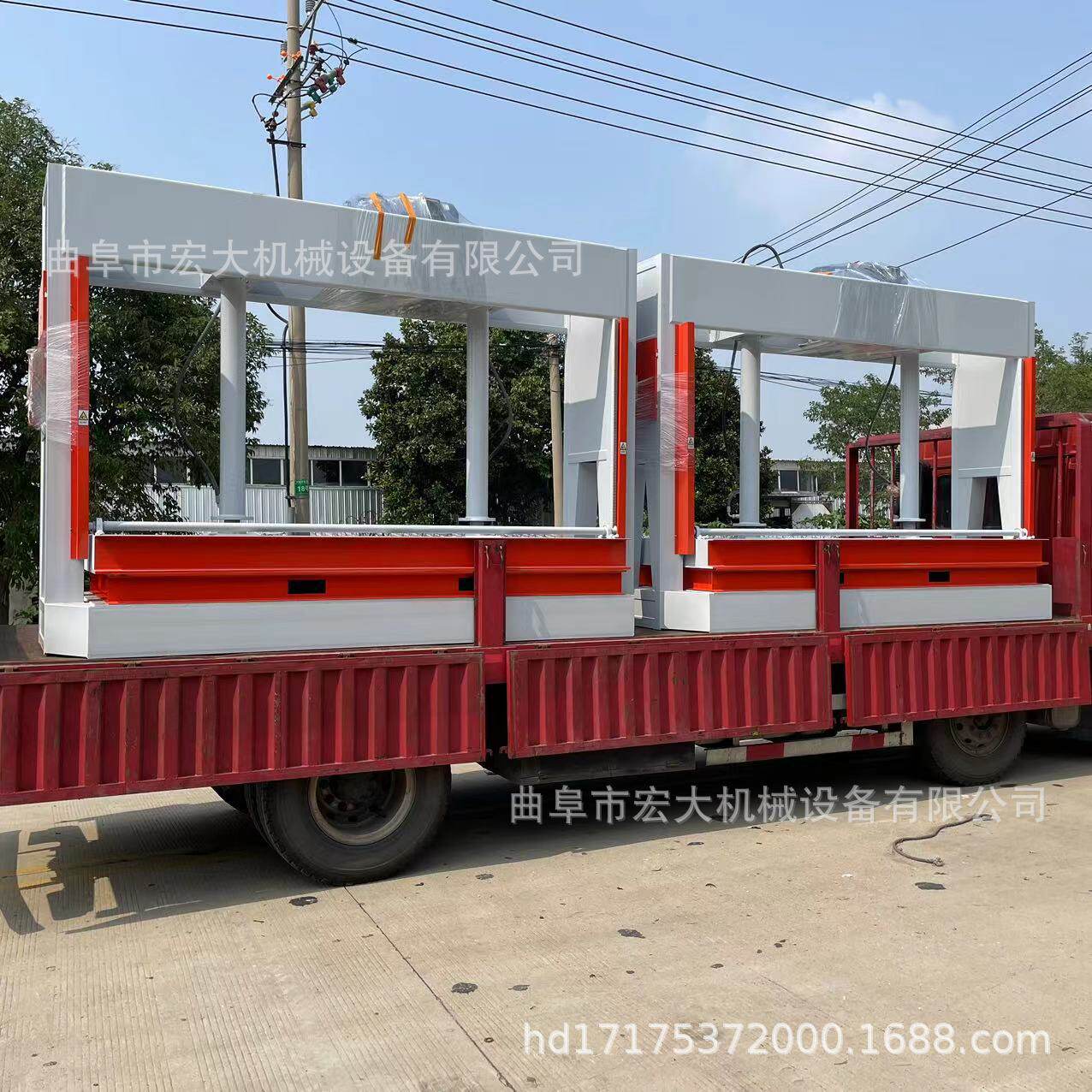 链条传动自动进出板 台面尺寸可按需定做 50吨木工液压冷压机