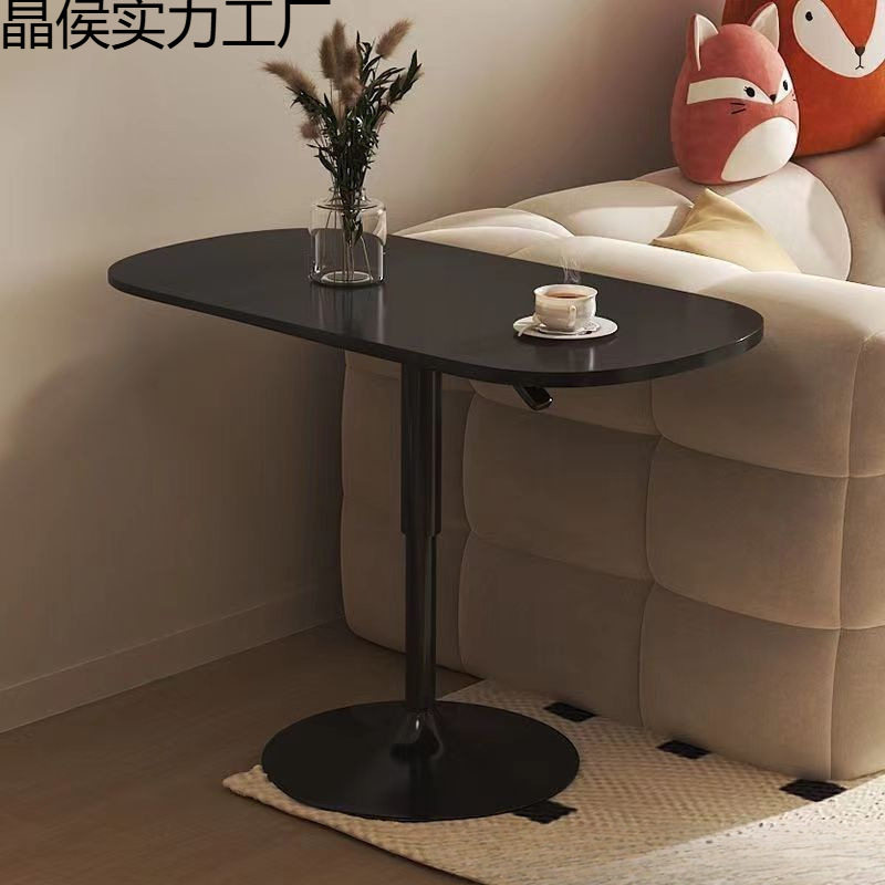 现代简约电脑桌茶几边几餐桌多用可升降旋转卧室客厅桌床边电脑桌