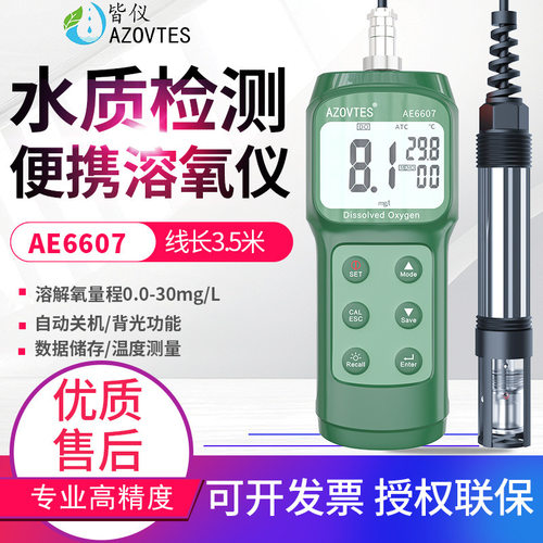 皆仪AE6607数显便携溶氧仪