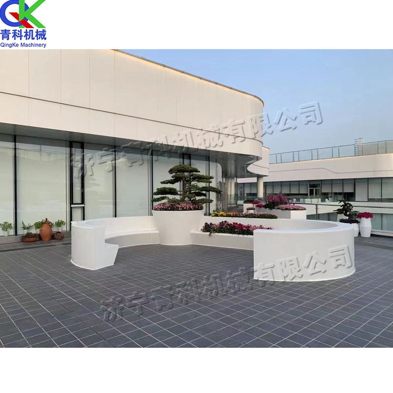 建筑业湿式水泥喷射机 花坛螺杆式GRC喷浆机 市政坐凳欧式构件机