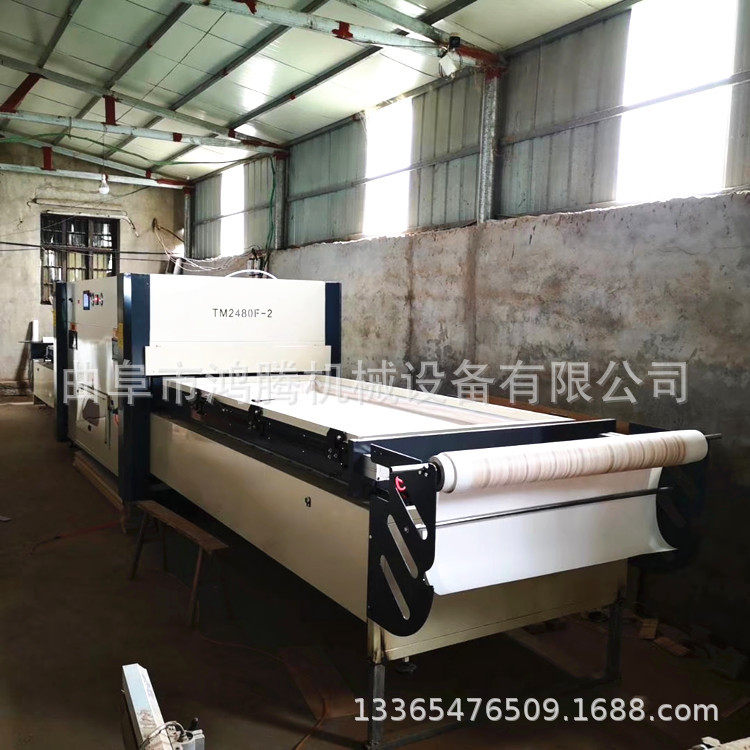 底上加温板式橱柜门覆膜机橱柜门板大型吸塑机高效耐用吸塑覆膜机