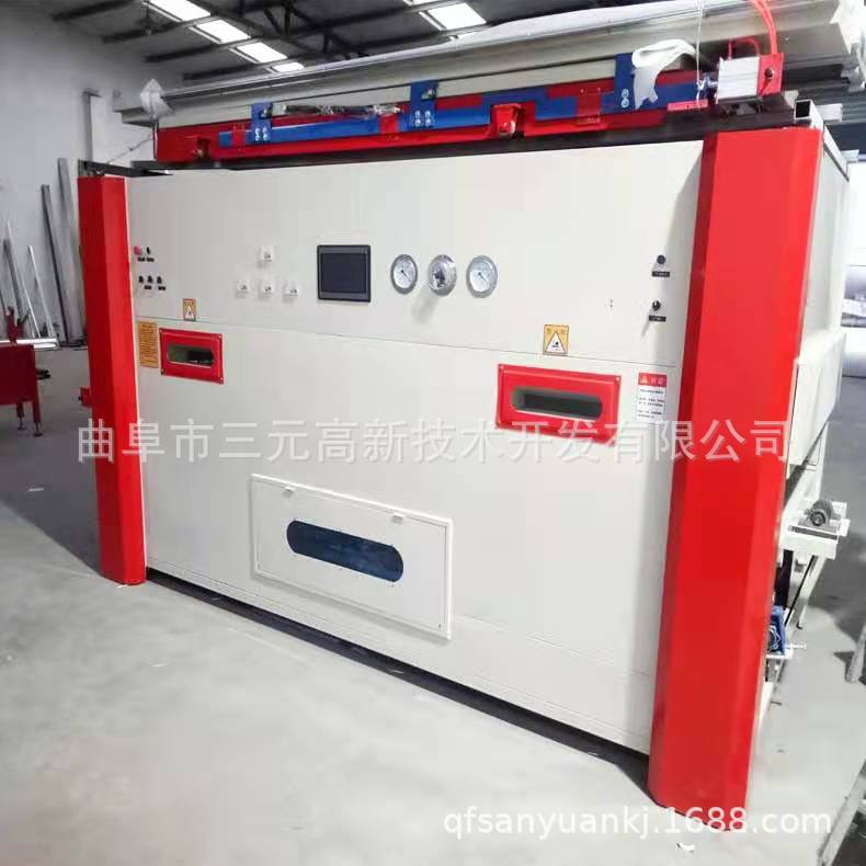 2500型上下加温橱柜门真空吸膜机大负压真空覆皮机 免漆门吸塑机