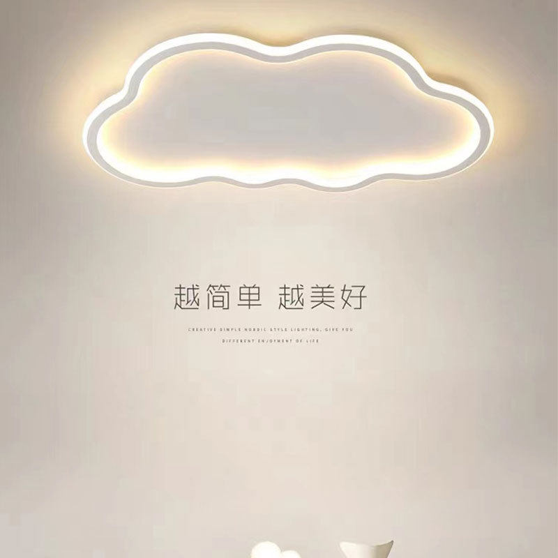 卧室灯云朵led吸顶灯现代简约网红创意北欧儿童房间过道阳台灯具