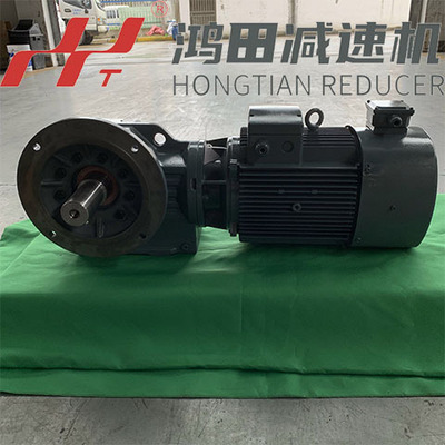 鸿田 KF107-Y18.5KW-24.75-M5减速机 源头工厂 噪声小 承载能力大