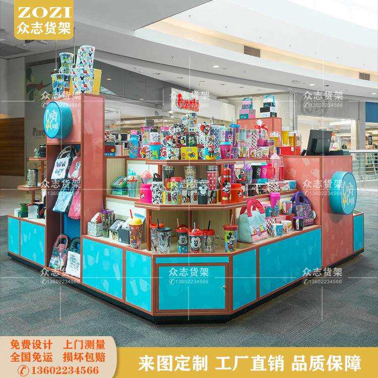 商场文具店造型展示柜饰品杂货店多样式摆放陈列柜儿童用品生活柜