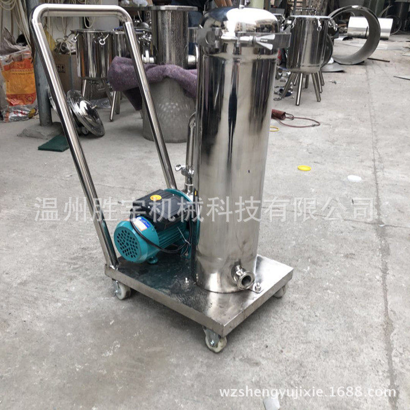 不锈钢保安过滤器 推车前置自来水预过滤器 卫生级过滤器