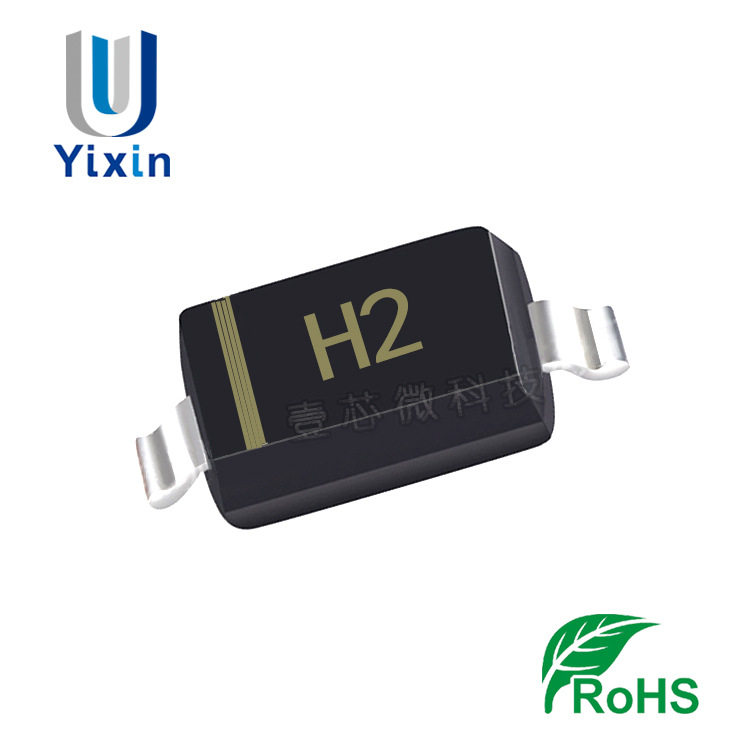 国产替代 MMSZ5242B SOD-123 12V 0.5W 丝印:H2 1206封装 稳压管