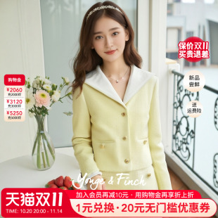 GENGERY 女短外套半身裙套装 YongeFinch扬芬缇2025秋法式 小众时尚