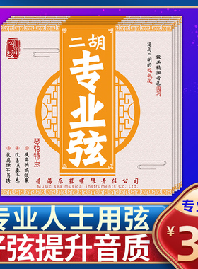高级二胡琴弦专业人士通用琴弦内弦外弦各1根演奏级乐器配件