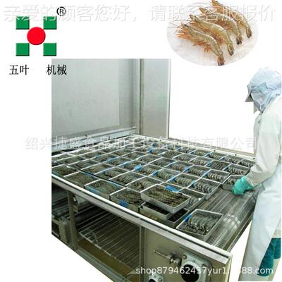 条虾单冻SSD机,芦笋盘冻机,,鱼片道冻结机块块冻机,薯水饺隧速冻