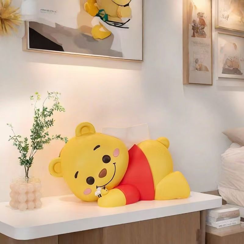 维尼小熊创意桌面装饰纸巾盒