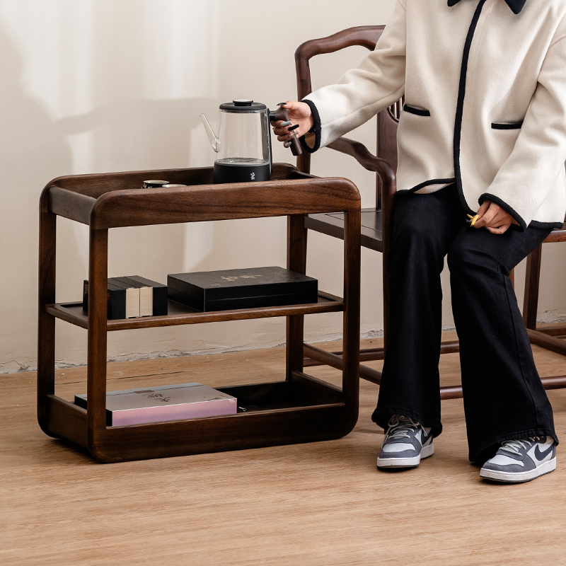 南美黑胡桃木围椅三件套