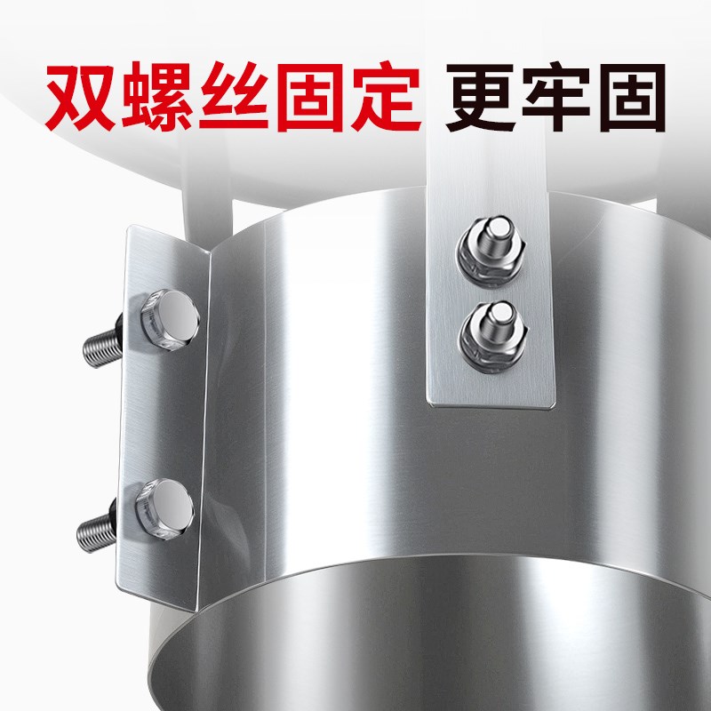 热销不锈钢烟囱防雨帽160排烟排气管帽烟道室外烟筒盖防风帽农村