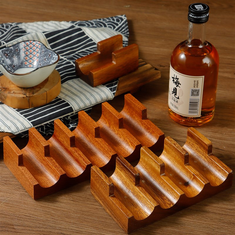 热销寿司手卷架创意U形托架 海胆手握架与Taco料理用托盘