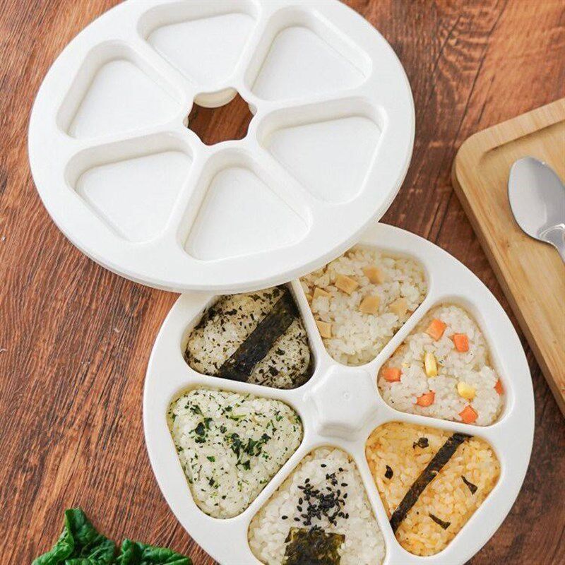 热销六合一饭团模具三角饭团便当盒日式寿司模具做紫菜包饭制作工