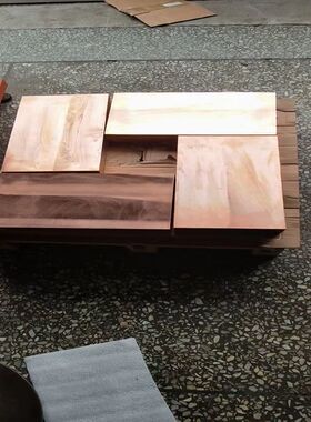 热销紫铜板锻打定制加工任意尺寸 T3铣铜光面 毛坯 超厚大板 厂家