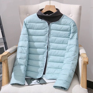 秋冬季棉服羽绒加大码女款2026新款轻薄保暖棉衣棉袄外套官方