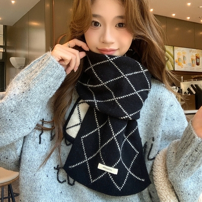 100%澳洲羊毛双面可带冬季围巾