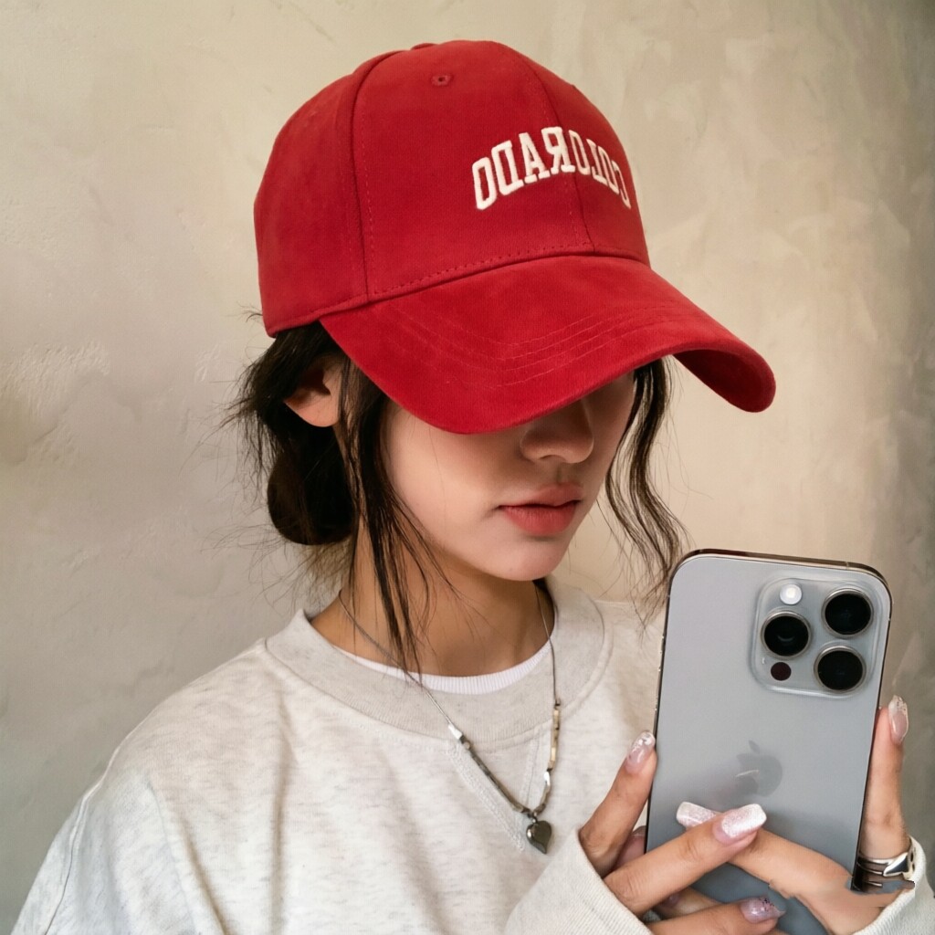 2026新款加大加深硬顶鸭舌帽女宽檐大头围显脸小防晒遮阳棒球帽子